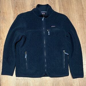 Patagonia Men's Dark Blue Fleece Jacket